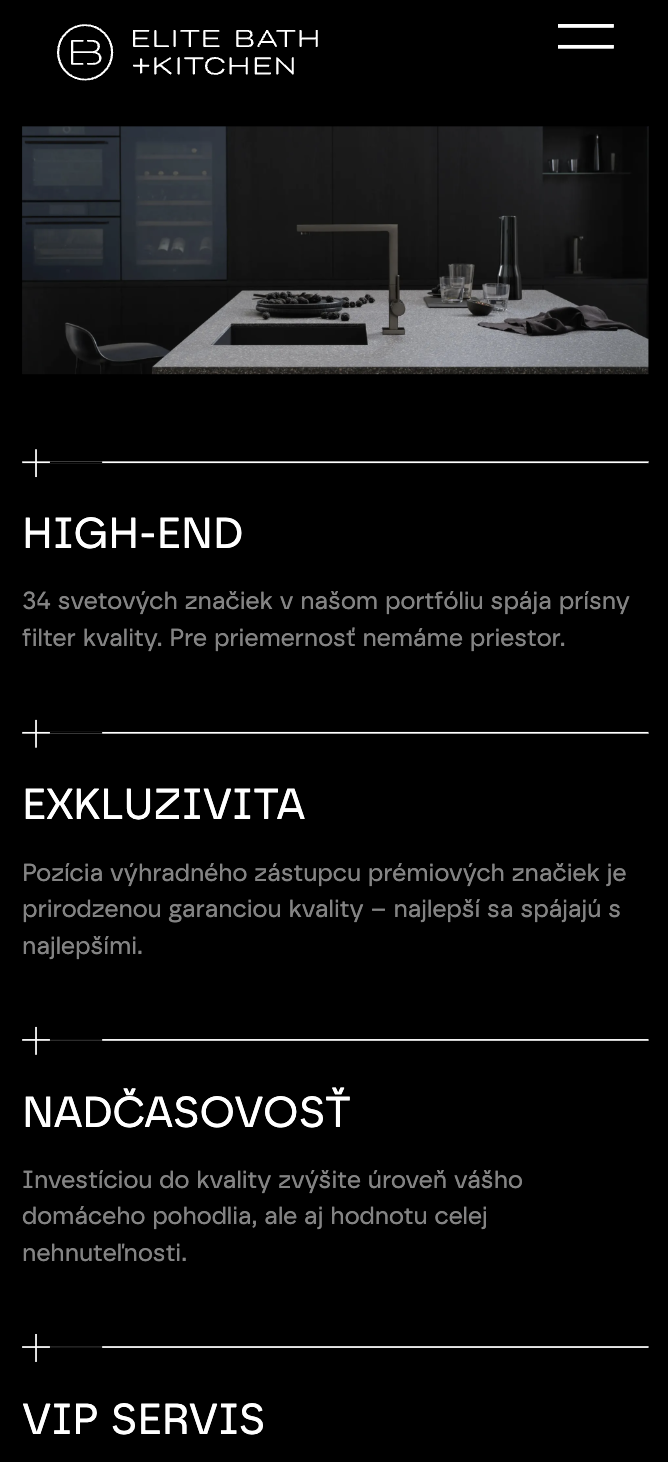 Mobile — product catalog